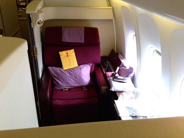 Review Thai Airways First Class Suiten In Der 777 300 Er