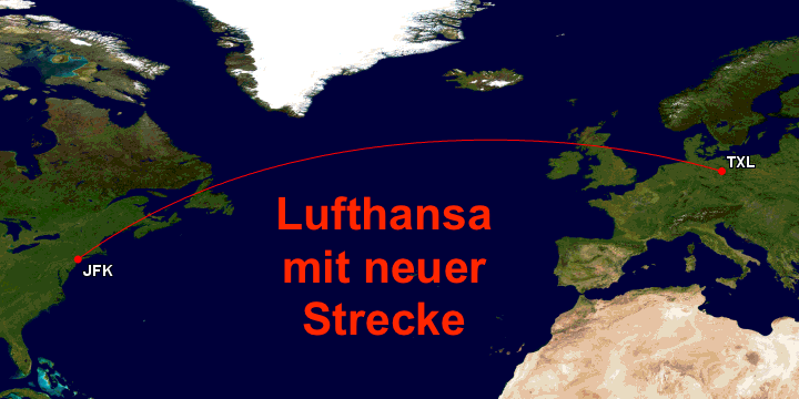 Lufthansa ab 8. November von Berlin (TXL) nach New York (JFK)