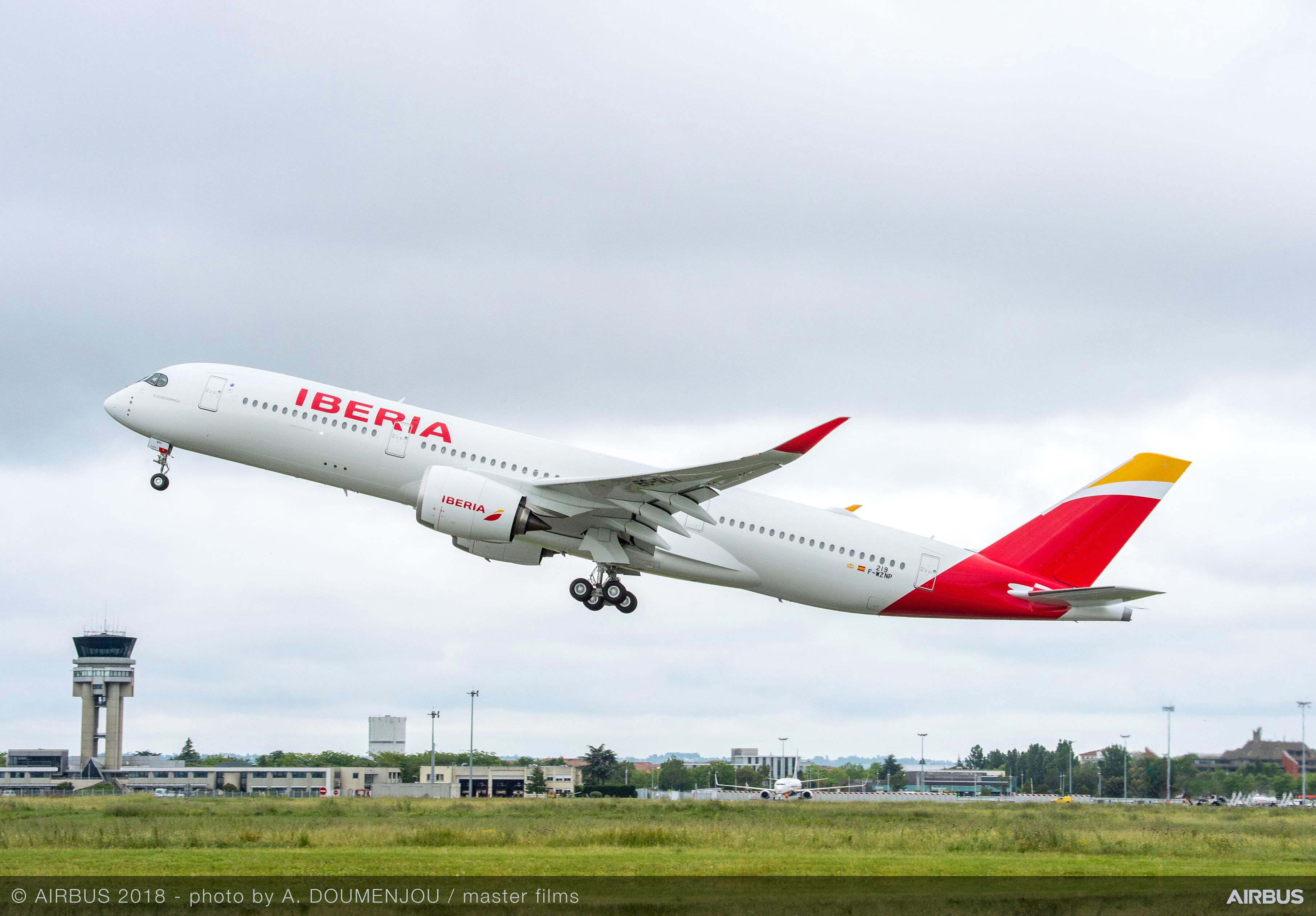Iberia Bekommt Den Ersten A350 Erstflug Am 20 07 2018