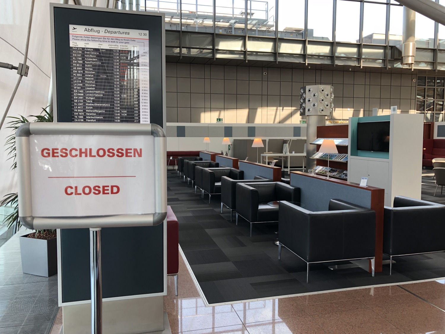 Hamburg Airport Lounge - erweiterbarer Lounge Bereich