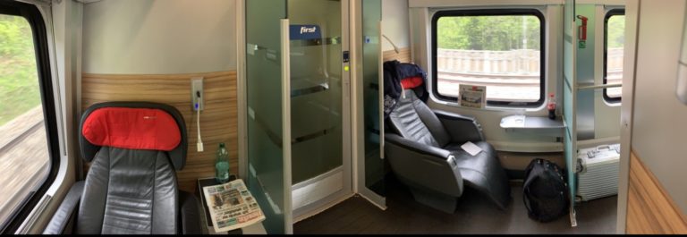 Review Railjetexpress von Wien nach München Business Class