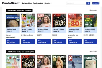 Zeitschriften Abo Payback 2026 Burda