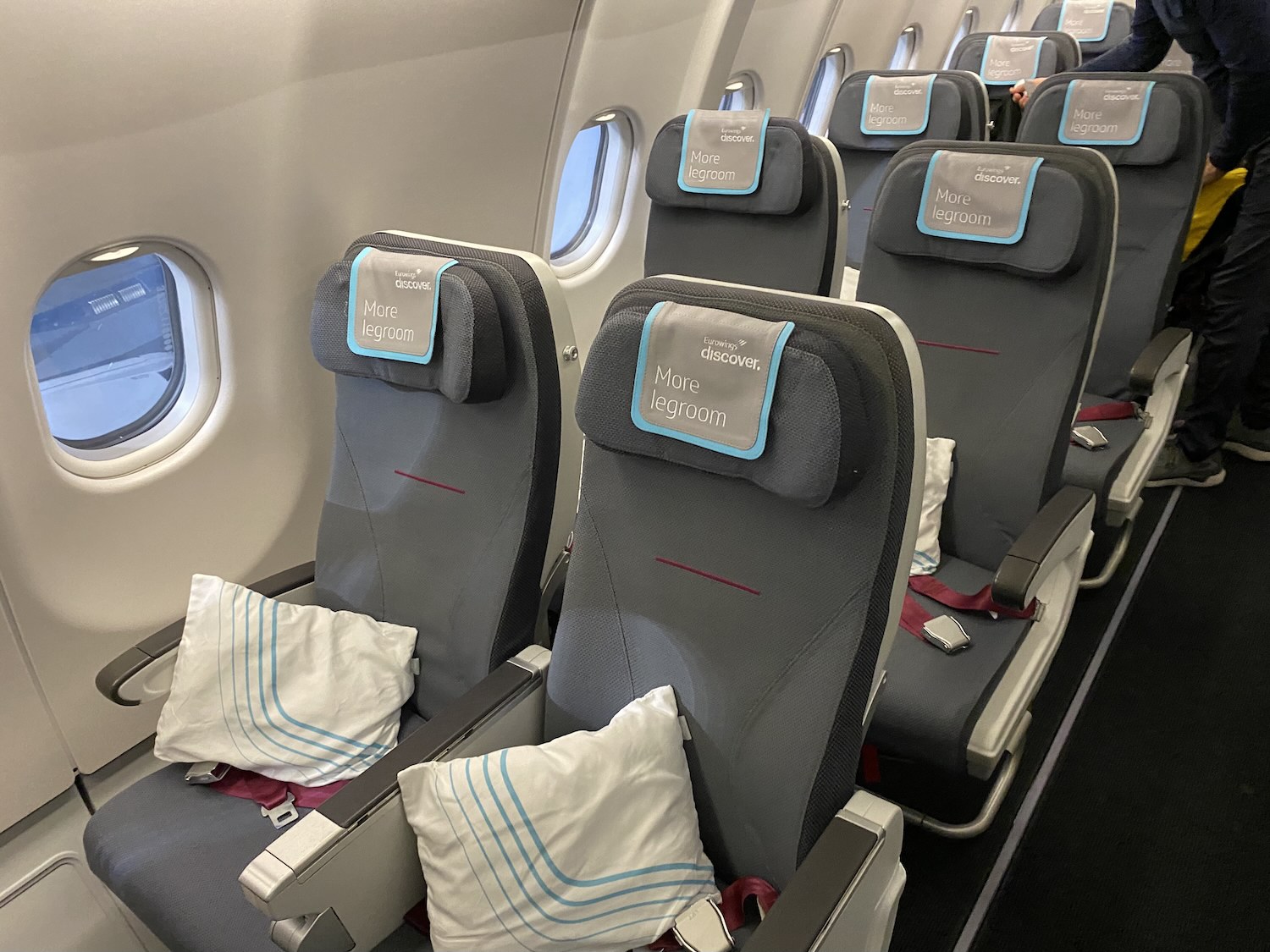 Eurowings Discover Business Class im Airbus A330 - Die Kabine.