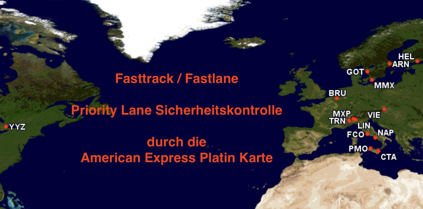 Fastlane American Express Platin, Fastback, Priority security
