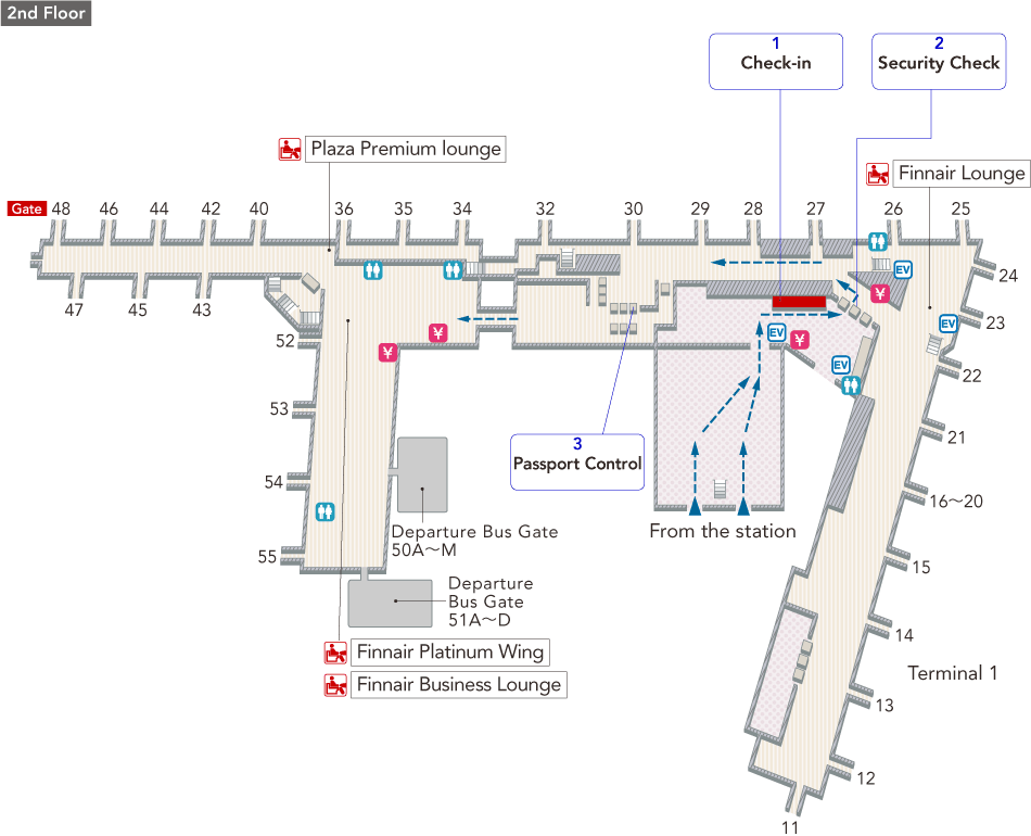 Finnair Business Lounge Helsinki, Helsinki Airport Map Terminal