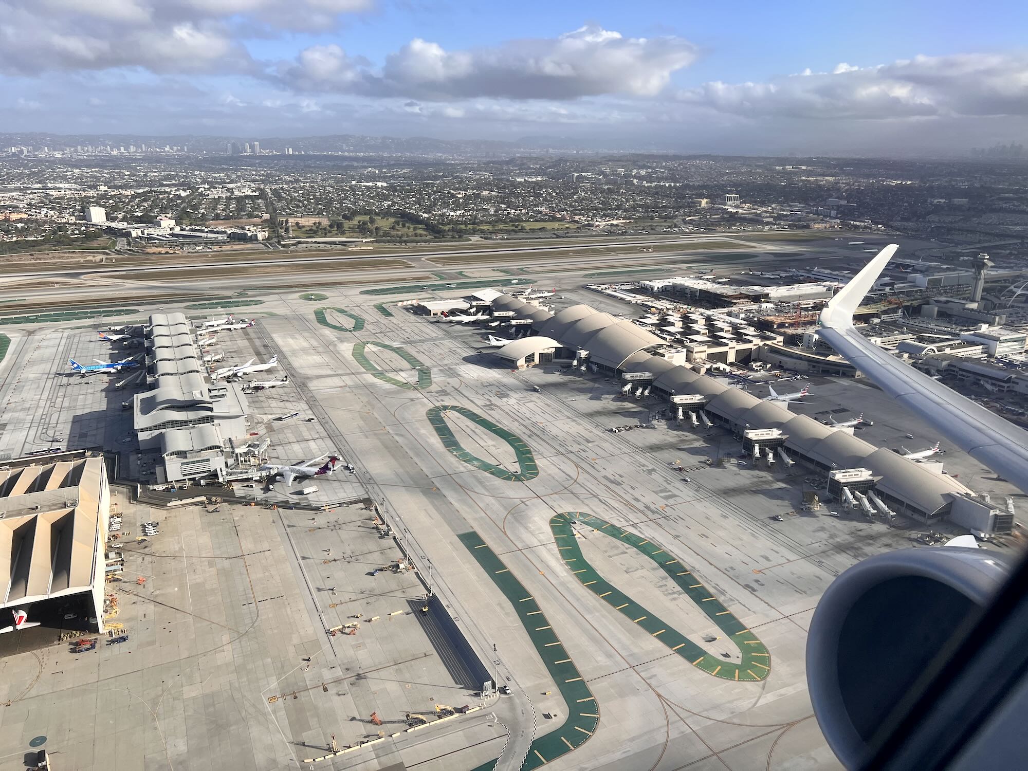 Lax Airport departing