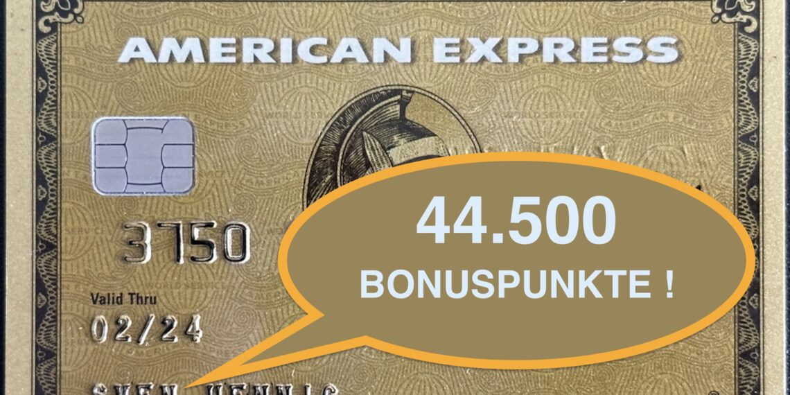 American Express Gold Bonusaktion