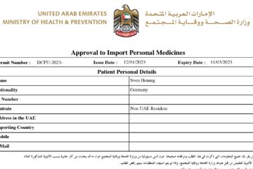 Dubai Einreise Medikamente anmelden