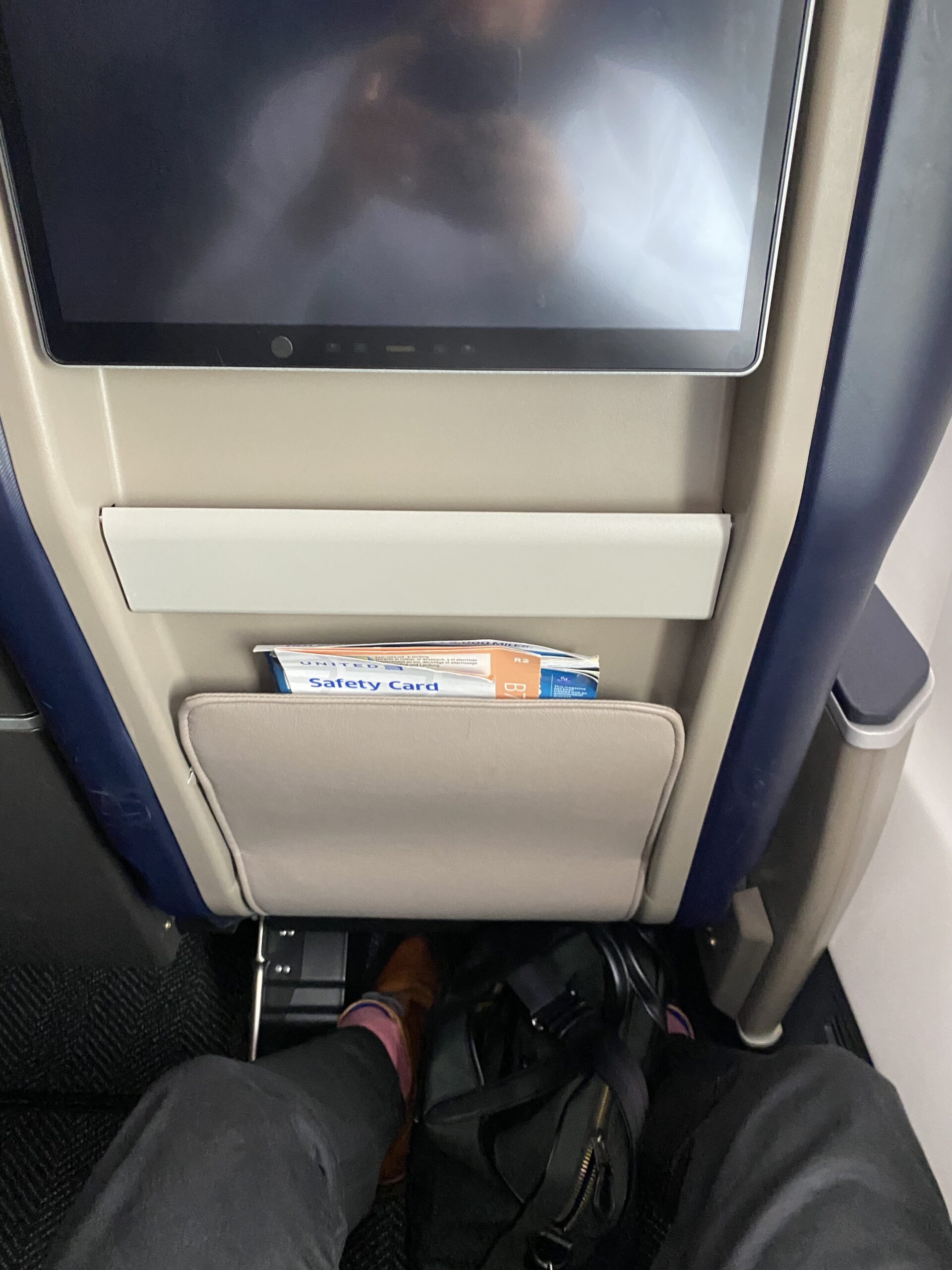 United Airlines Domestic First Sitzabstand
