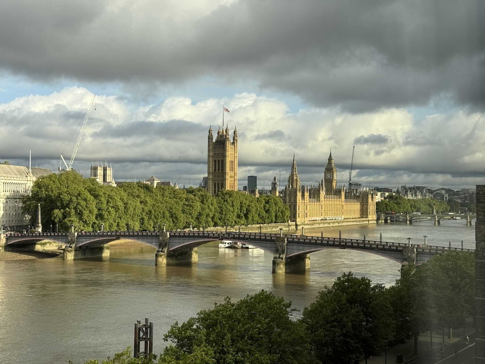 Hyatt Regency London Albert Embankment Kind Room river view