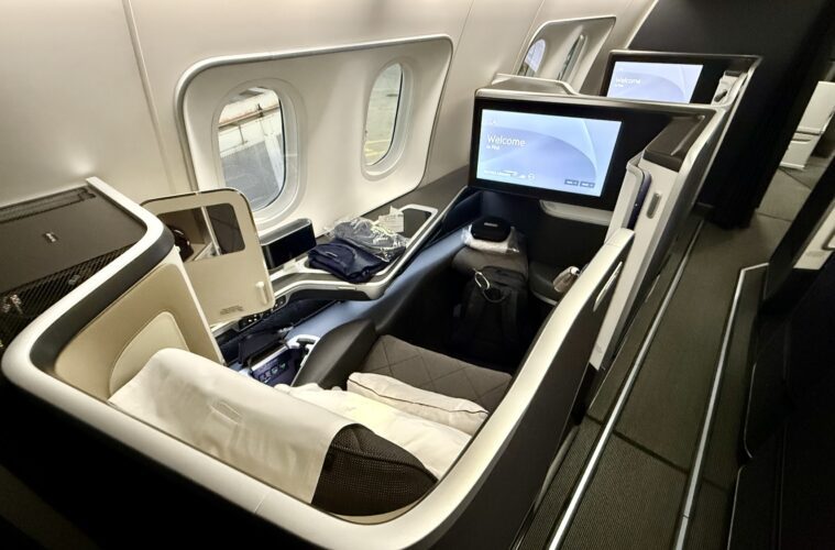 British Airways 787-10 First Class Sitz