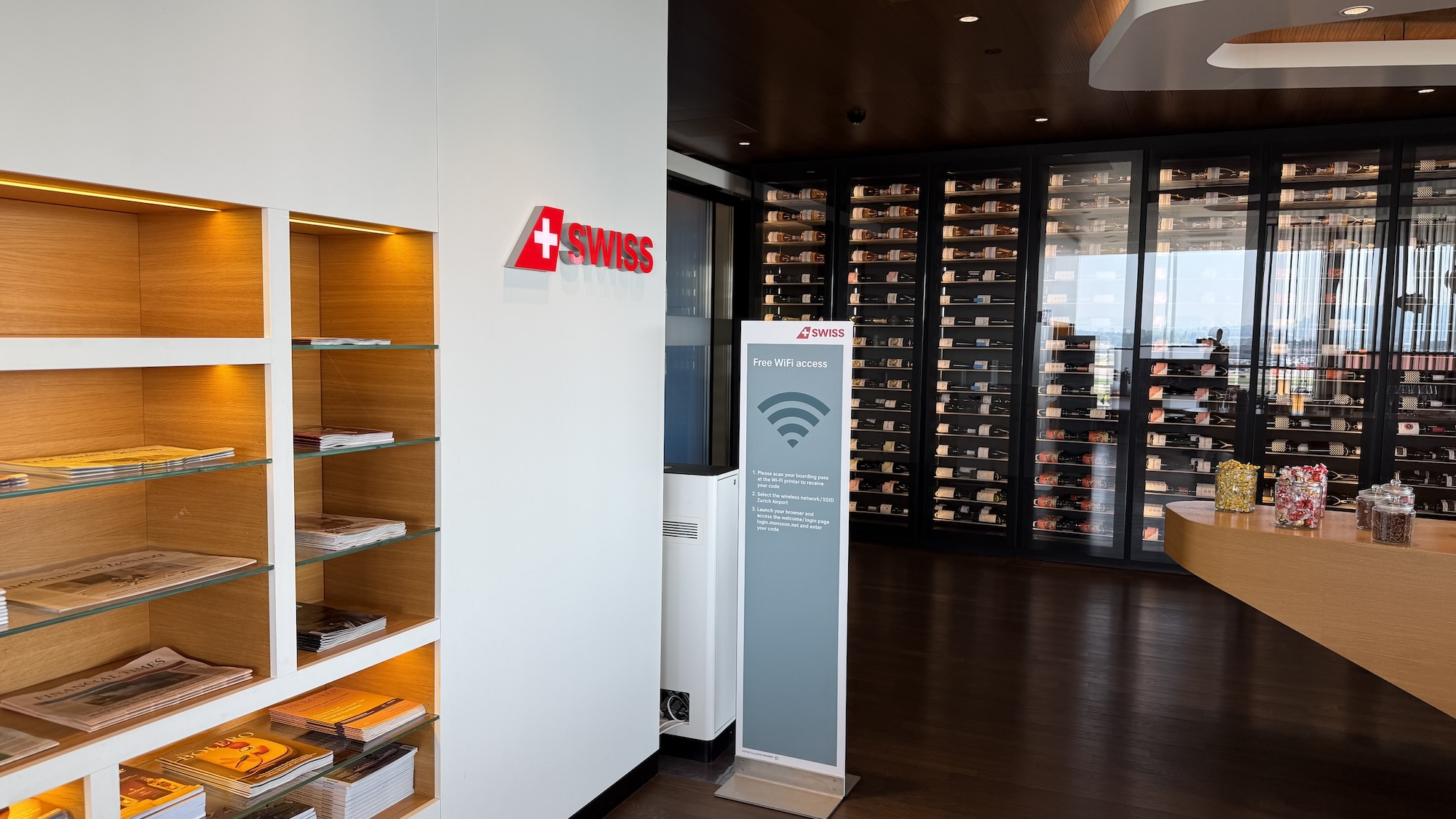 Swiss Lounge Zürich, Zeitschriftenauswahl