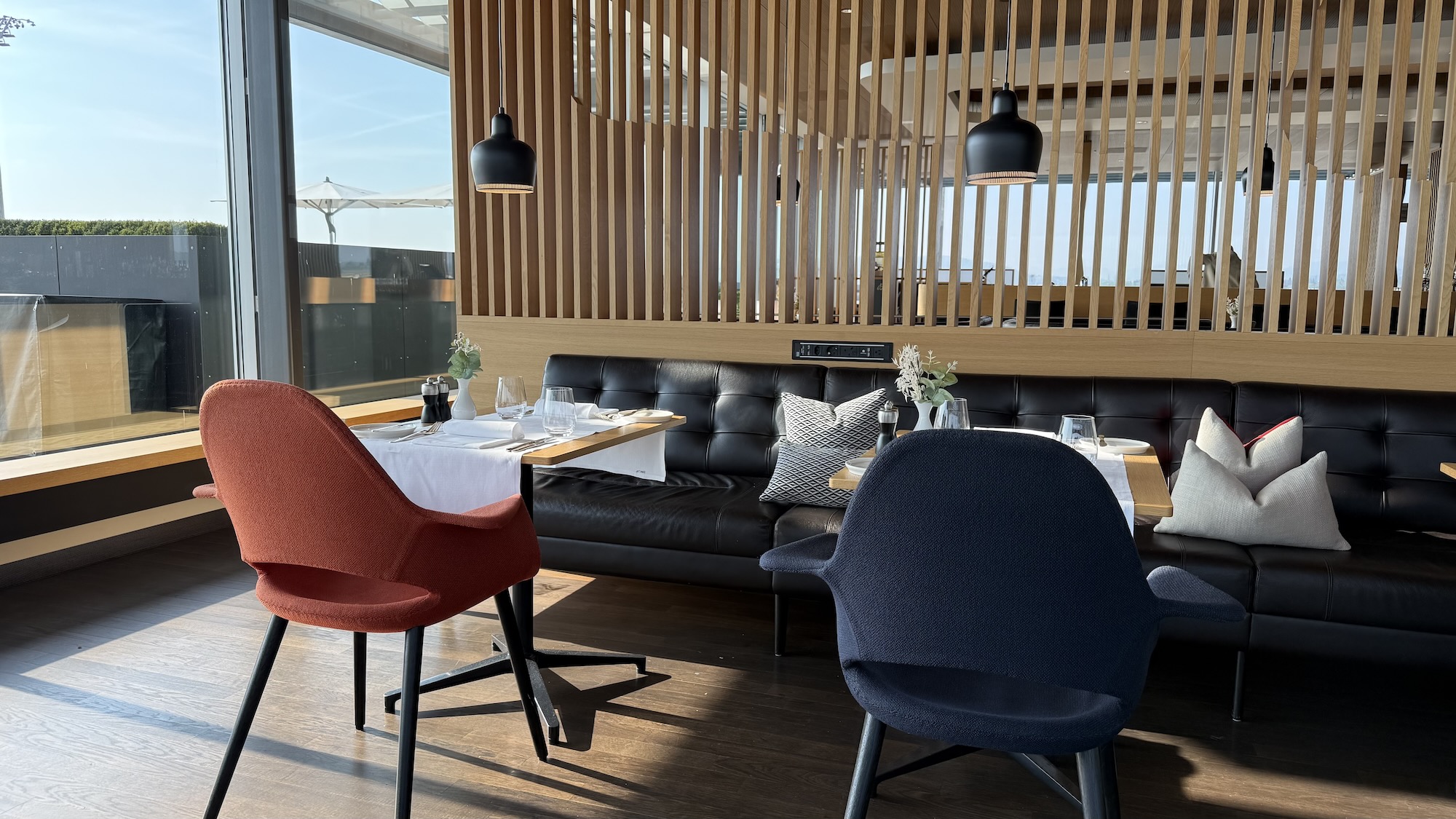 Swiss First Class Lounge Restaurant