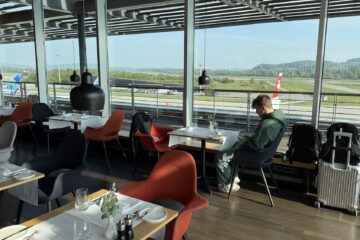 Swiss First Class Lounge Restaurant