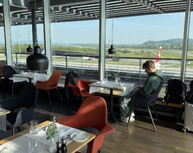 Swiss First Class Lounge Restaurant