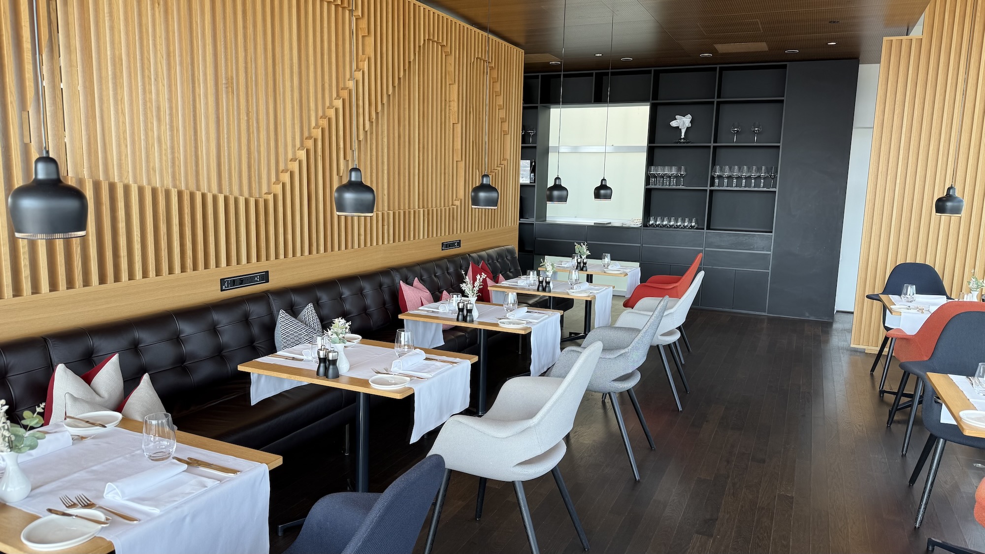 Swiss First Class Lounge Restaurant