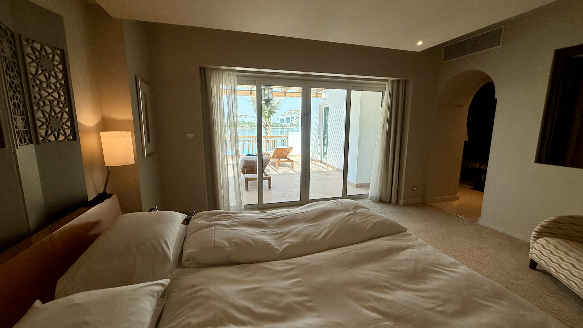 Terrace Suite Park Hyatt Dubai Ausblick Schlafzimmer