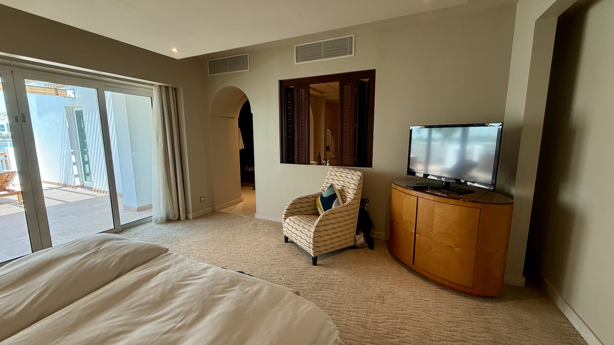 Terrace Suite Park Hyatt Dubai Ausblick Schlafzimmer