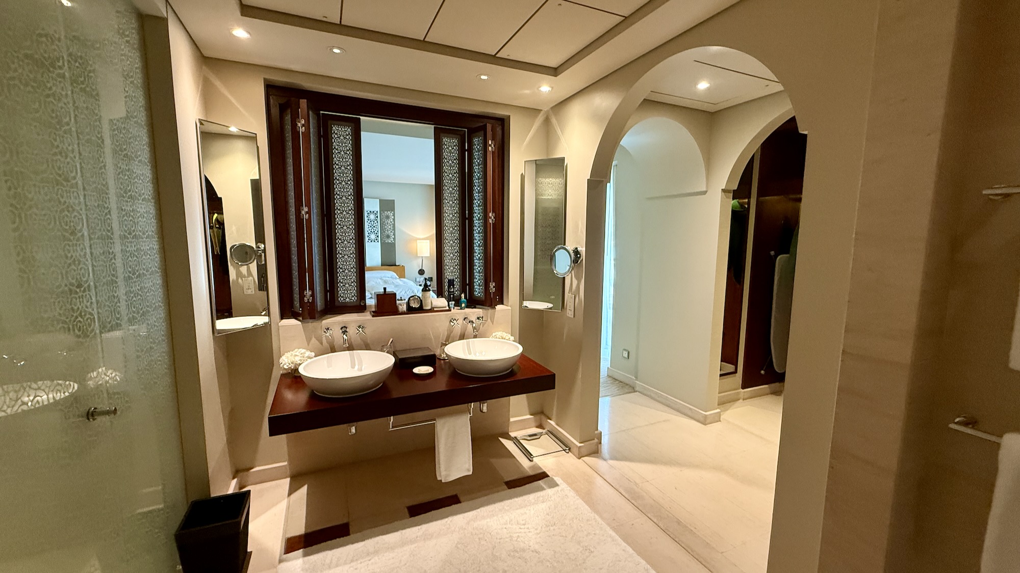 Terrace Suite Park Hyatt Dubai Ausblick Bad