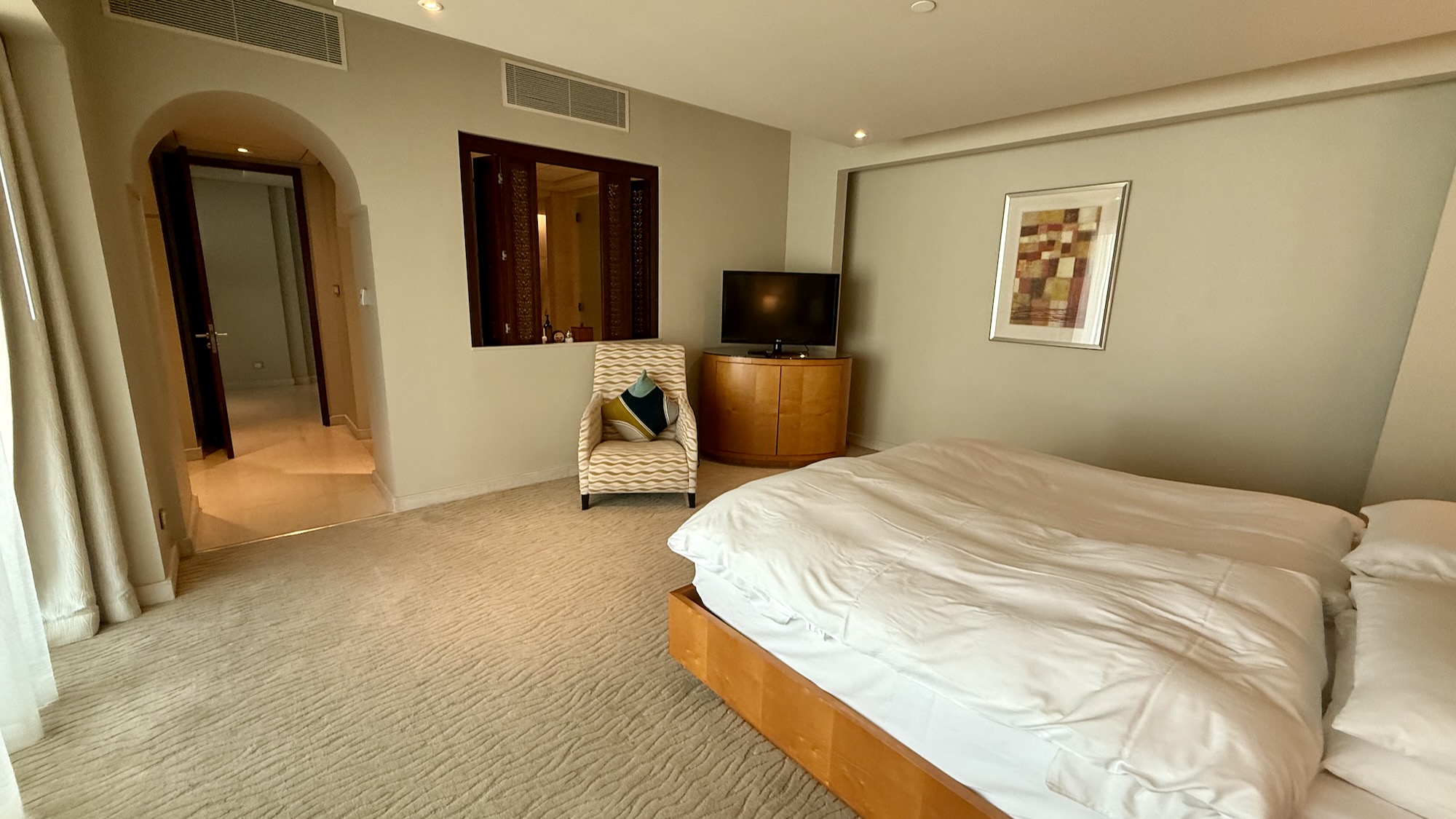 Terrace Suite Park Hyatt Dubai Ausblick Schlafzimmer