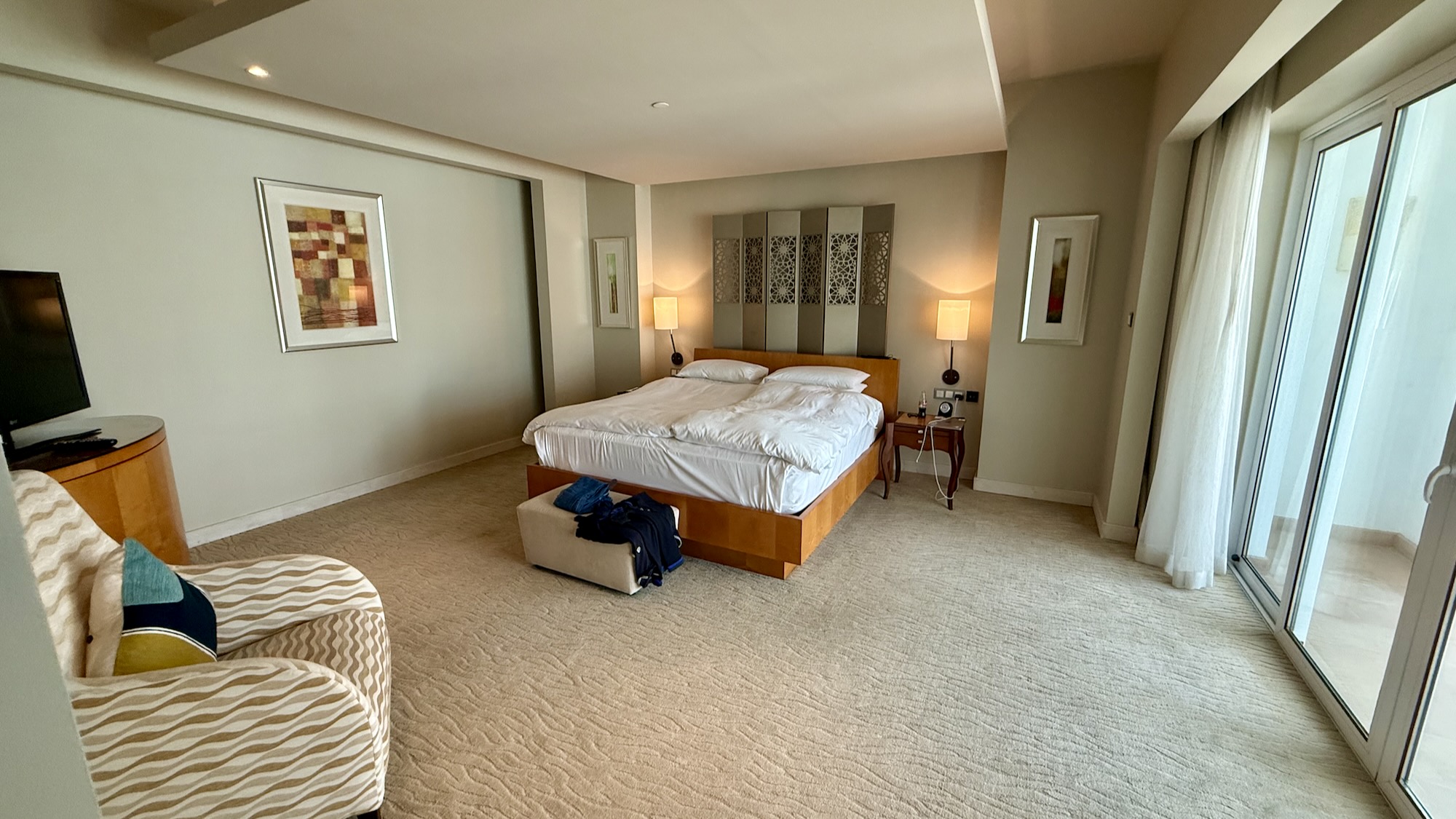 Terrace Suite Park Hyatt Dubai Ausblick Schlafzimmer