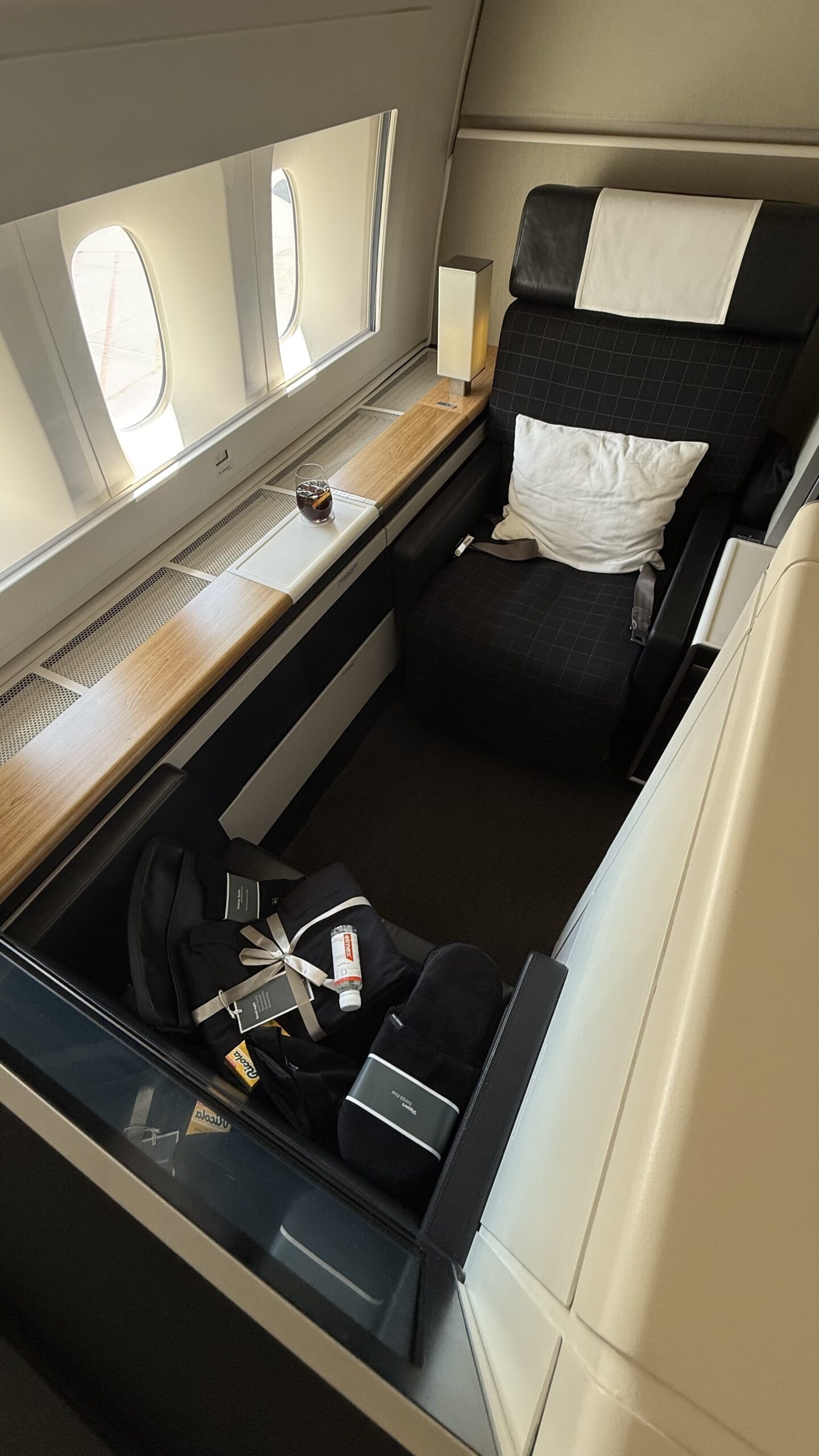 Swiss First Class 777 Sitz 2K