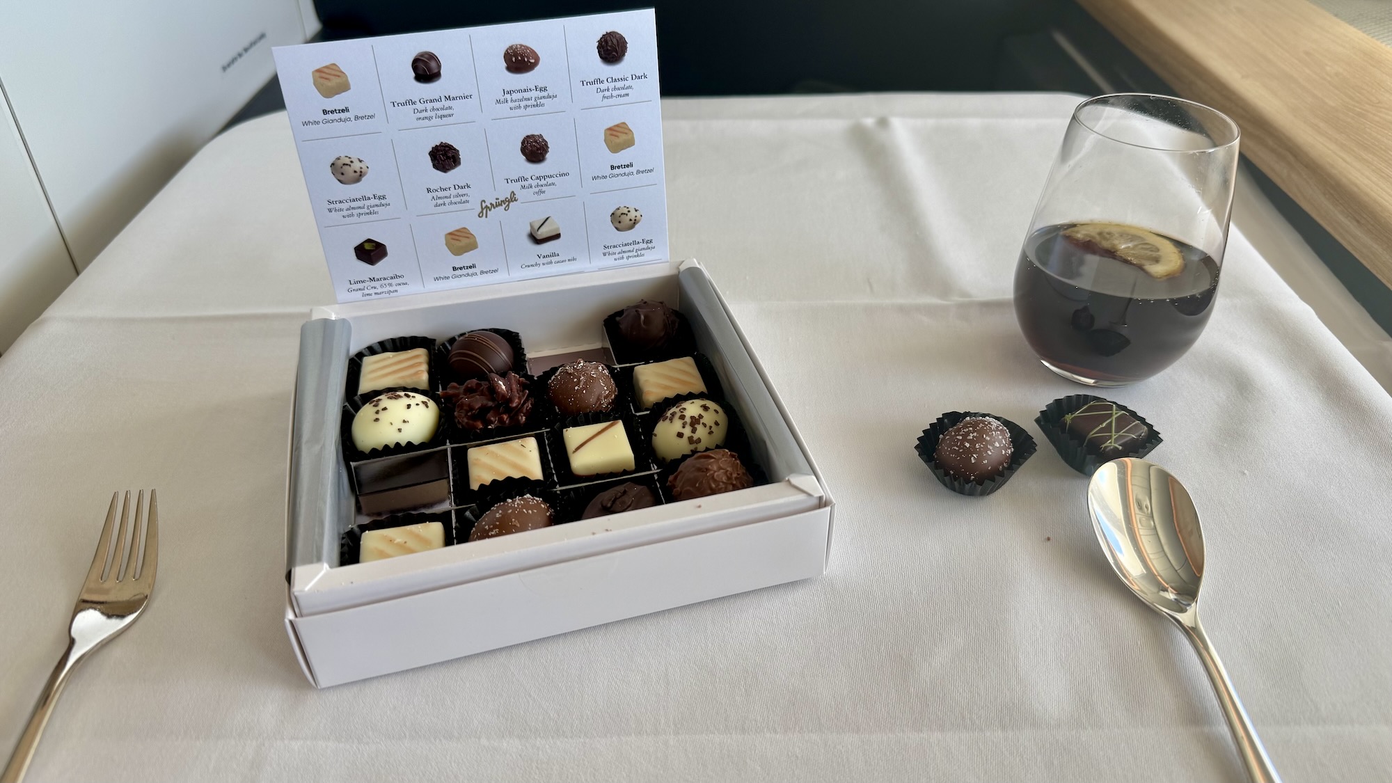 Pralinen in der First