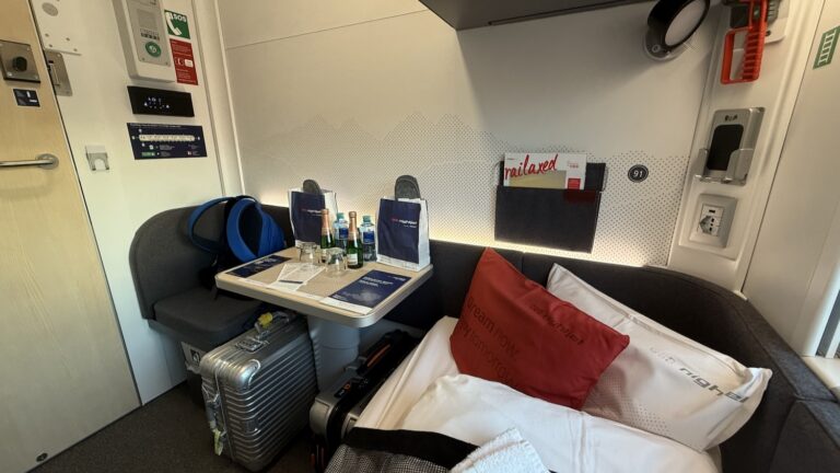 ÖBB Schlafwagen Abteil