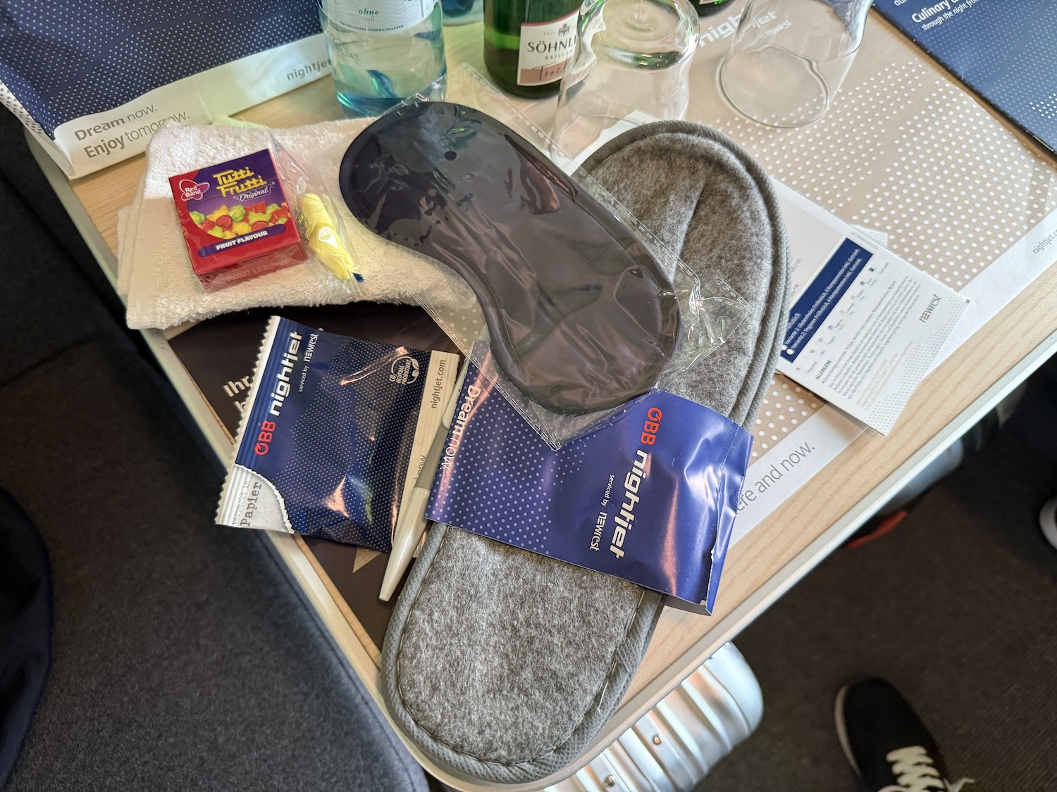 ÖBB Nachtzug Schlafwagen Amenities
