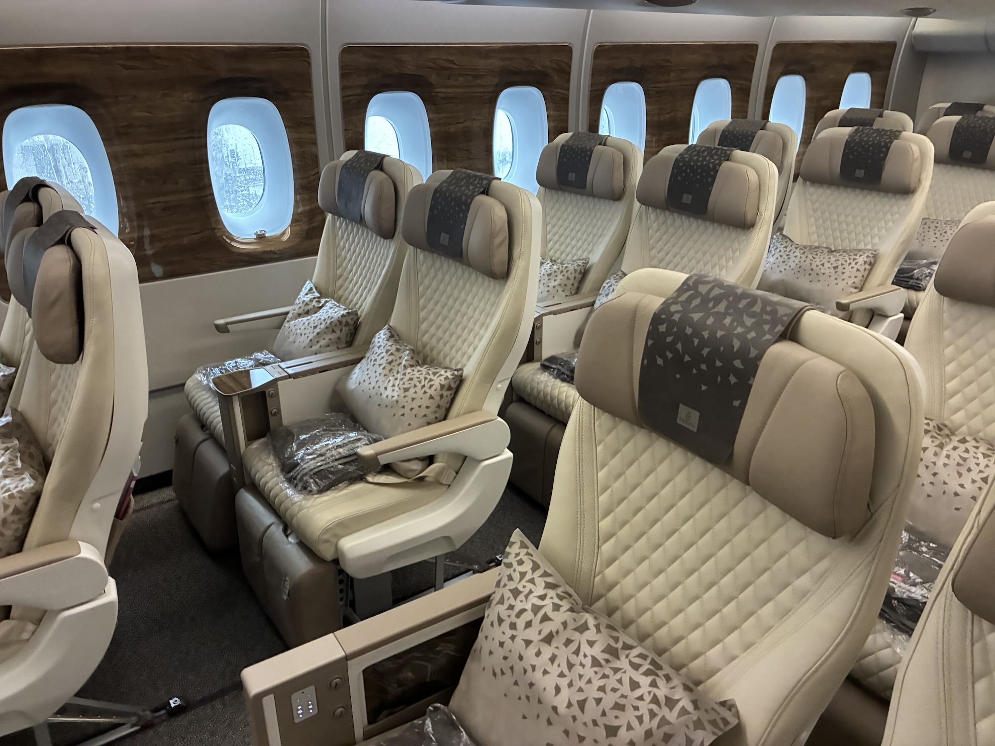 Emirates A380 Premium Economy Kabine
