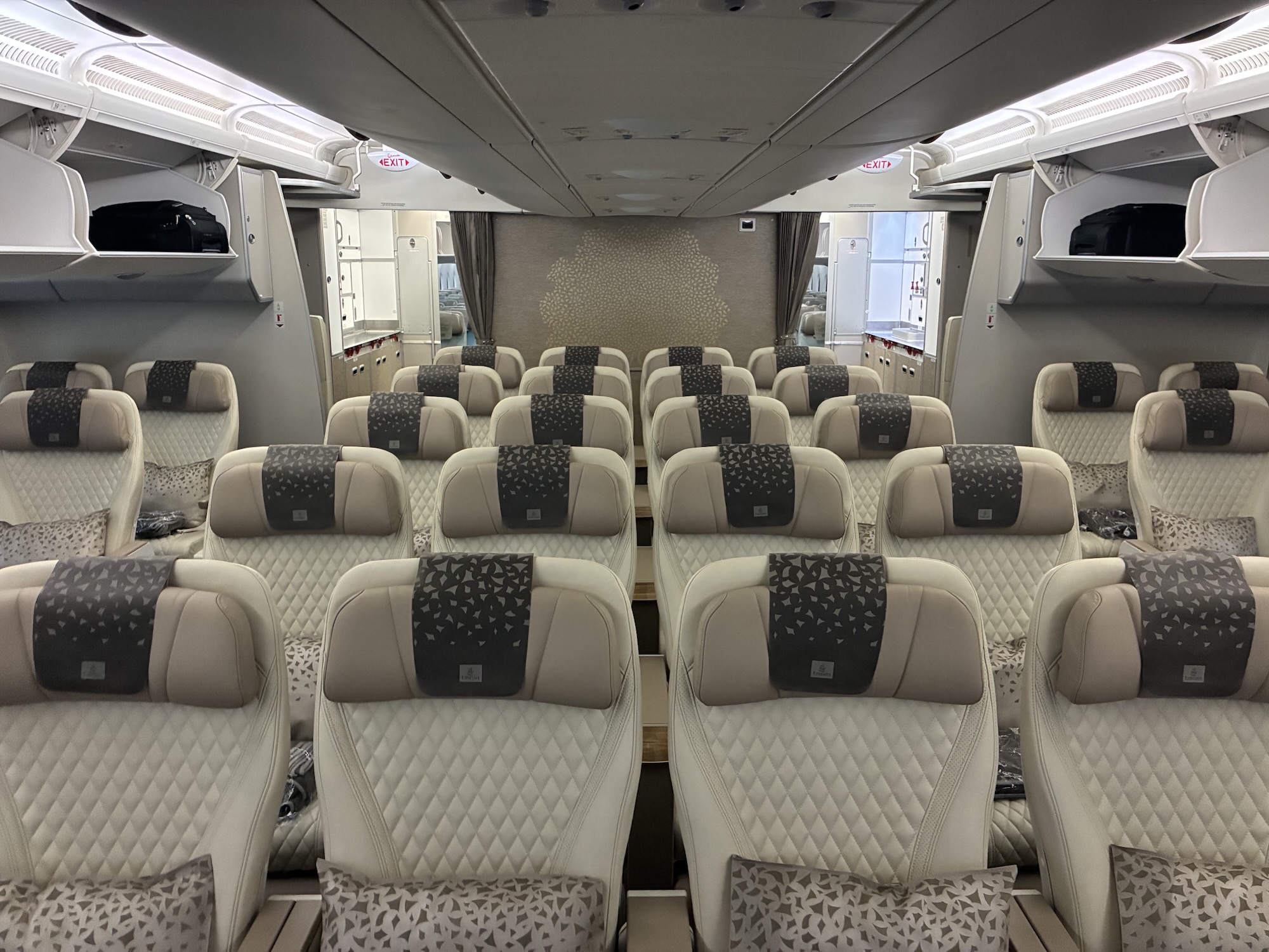 Emirates A380 Premium Economy Kabine