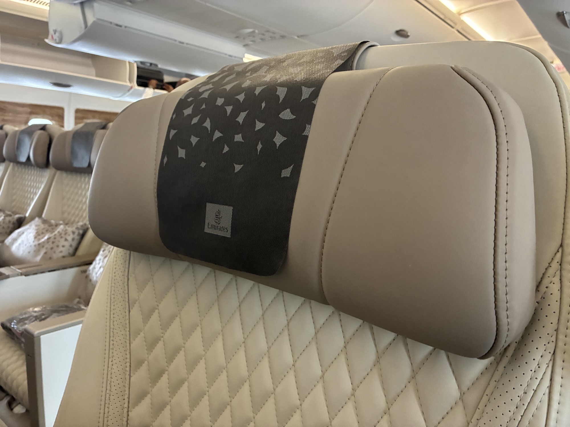 Emirates A380 Premium Economy Sitz